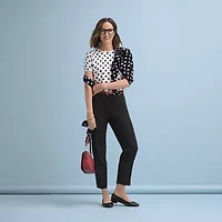 Liz Claiborne Cecil Womens Round Closed Toe Ballet Flats