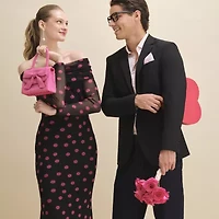 SOL and MER Bow Evening Bag