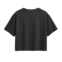 Big Kid Girls Round Neck Short Sleeve Regular Fit Snoopy Graphic T-Shirt