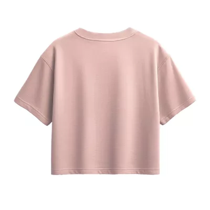 Big Kid Girls Round Neck Short Sleeve Regular Fit Pokemon Graphic T-Shirt