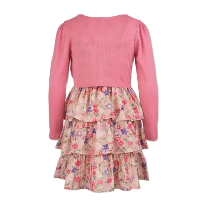 Speechless Big Kid Girls Floral 2-pc. Dress Set