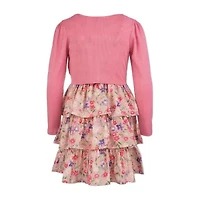 Speechless Big Kid Girls Floral 2-pc. Dress Set