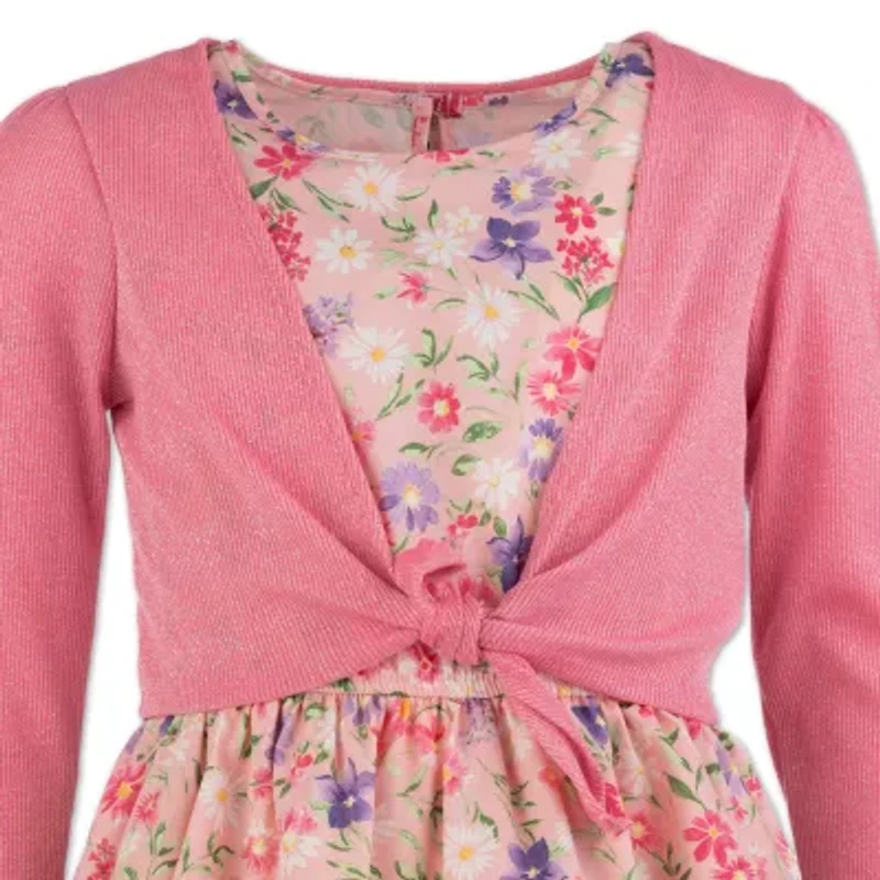 Speechless Big Kid Girls Floral 2-pc. Dress Set