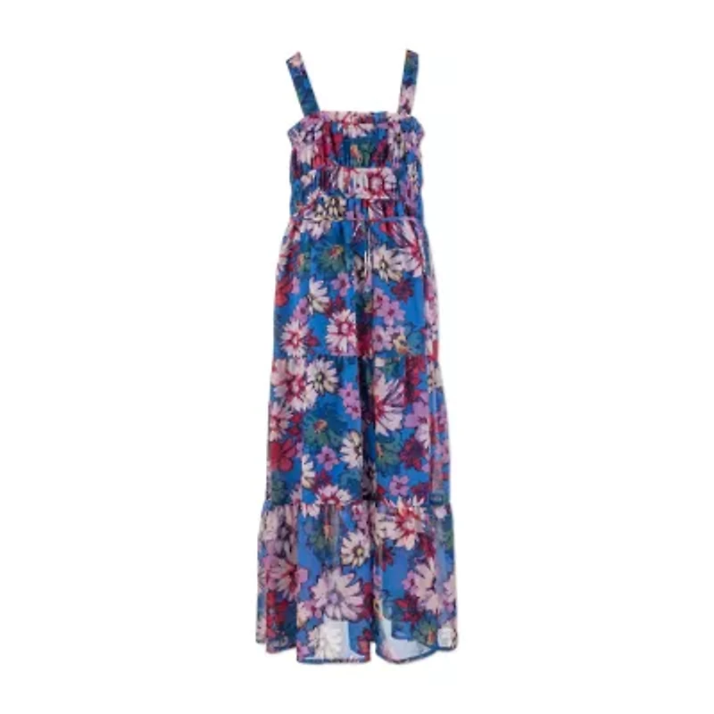 Speechless Big Kid Girls Plus Sleeveless Floral Maxi Dress