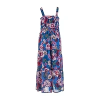 Speechless Big Kid Girls Plus Sleeveless Floral Maxi Dress