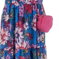 Speechless Big Kid Girls Plus Sleeveless Floral Maxi Dress