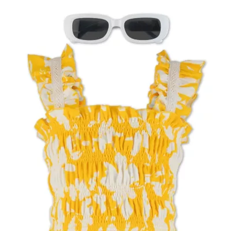 Speechless Big Kid Girls Sleeveless Floral Maxi Dress