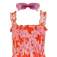 Speechless Big Kid Girls Sleeveless Floral Maxi Dress