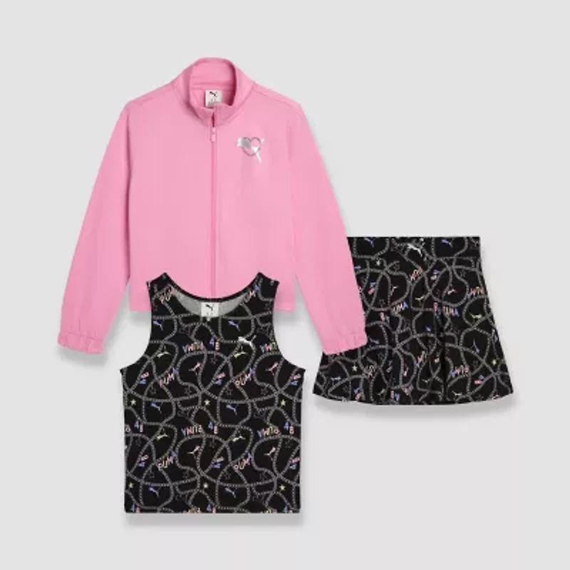 PUMA Big Kid Girls 3-pc. Skort Set