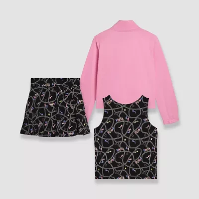 PUMA Big Kid Girls 3-pc. Skort Set