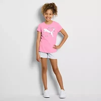 PUMA Big Kid Girls 3-pc. Short Set