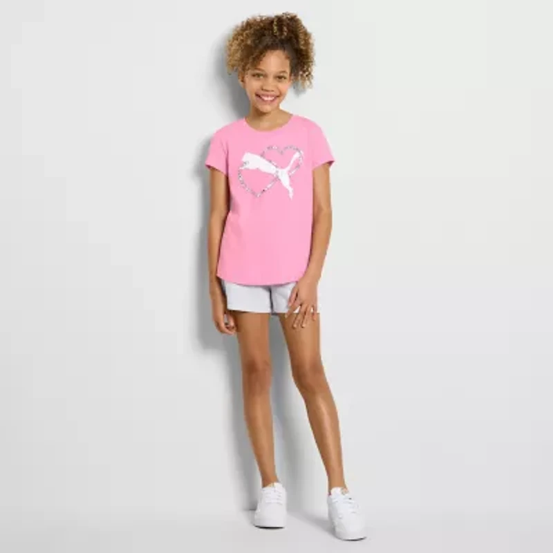 PUMA Big Kid Girls 3-pc. Short Set