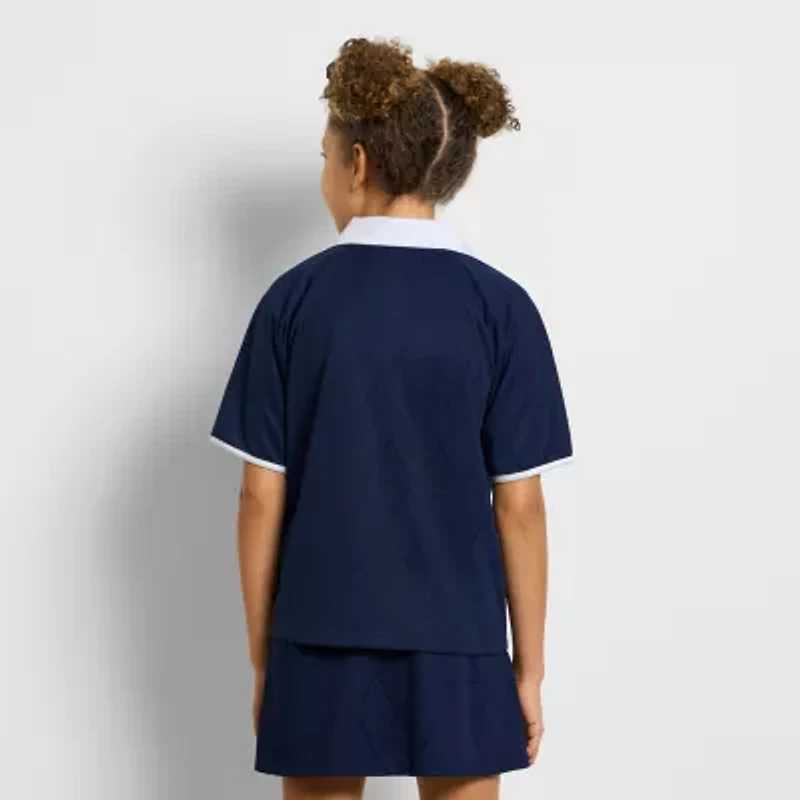 PUMA Big Kid Girls Short Sleeve Jersey
