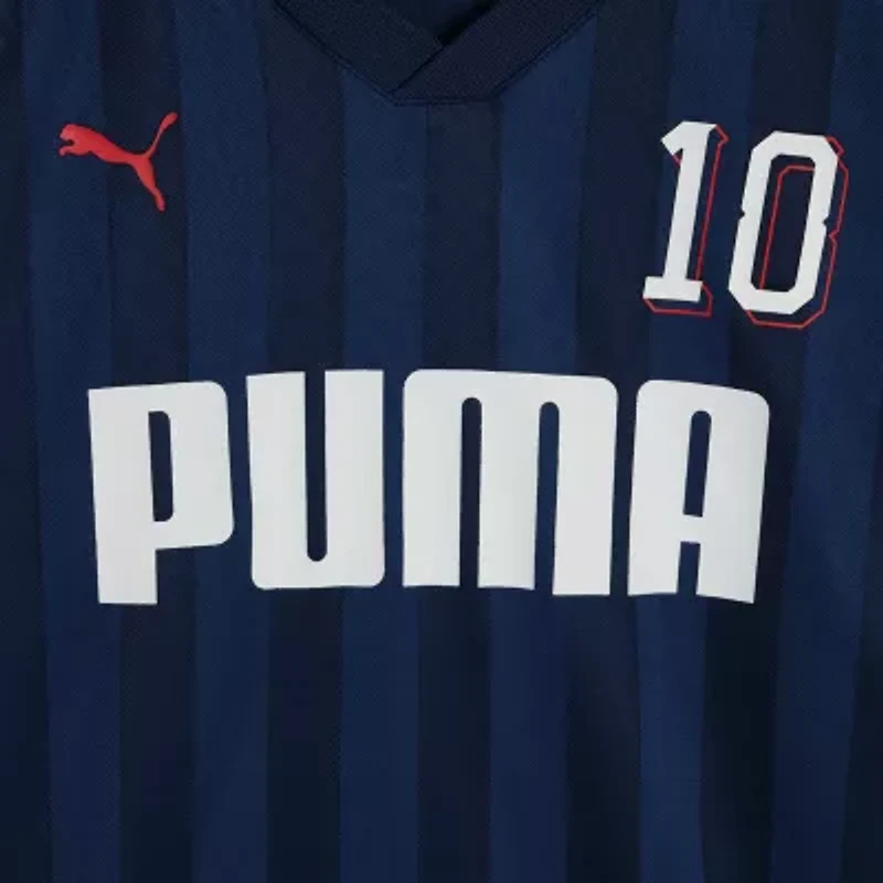 PUMA Big Kid Boys Short Sleeve Regular Fit Polo Shirt