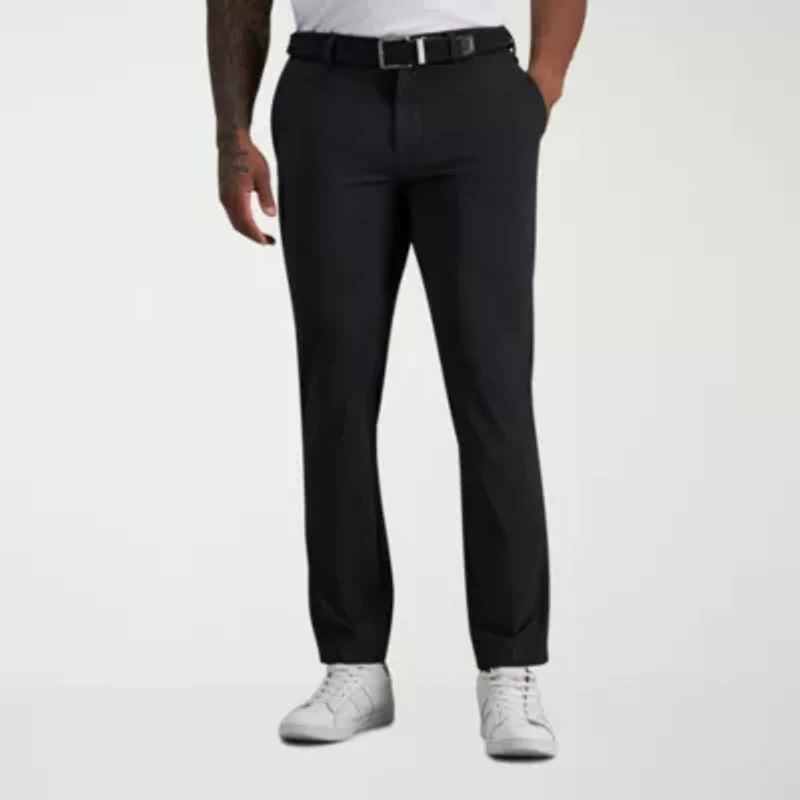 Haggar Sport Mens Athletic Fit Flat Front Pant