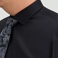 Haggar Big and Tall Mens Classic Fit Wrinkle Free Long Sleeve Dress Shirt