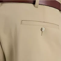 Haggar Sport Travel Performance Mens Straight Fit Big and Tall Flat Front Pant