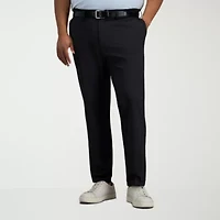 Haggar Travel Performance Mens Straight Fit Big and Tall Flat Front Pant