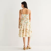 by&by Womens Juniors Sleeveless A-Line Dress