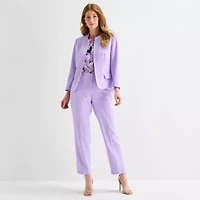 Black Label by Evan-Picone Womens Classic Fit Suit Jacket