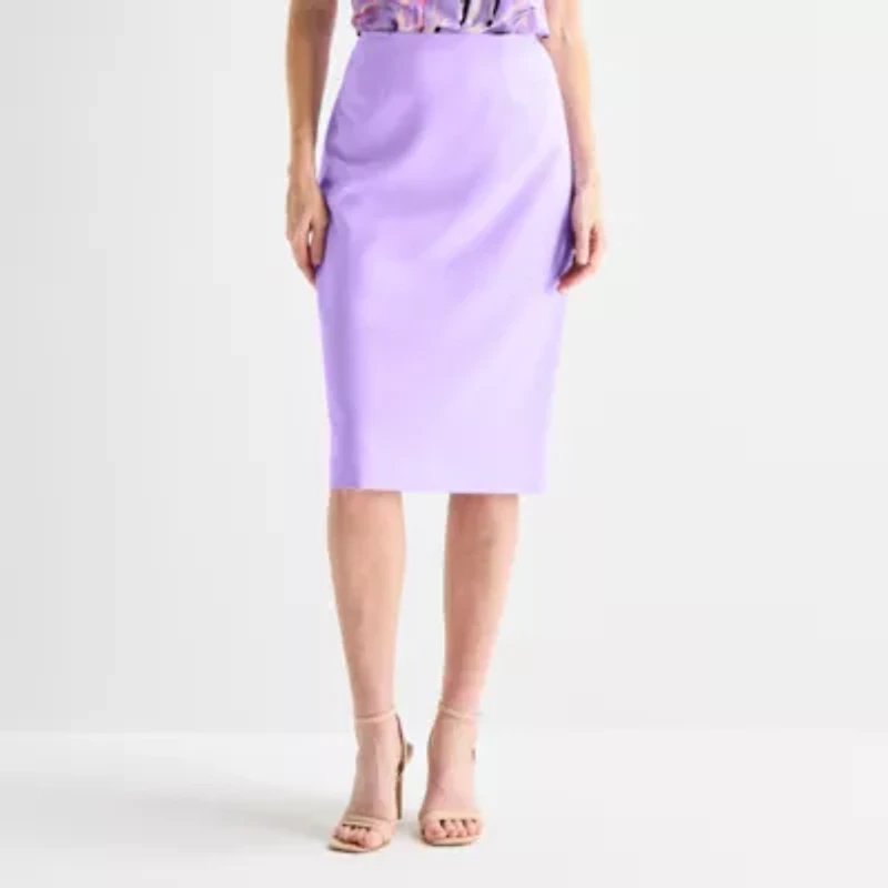 Black Label by Evan-Picone Womens Suit Skirt