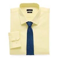 Shaquille O'Neal XLG™ Big And Tall Mens Button Down Dress Shirt + Tie Set