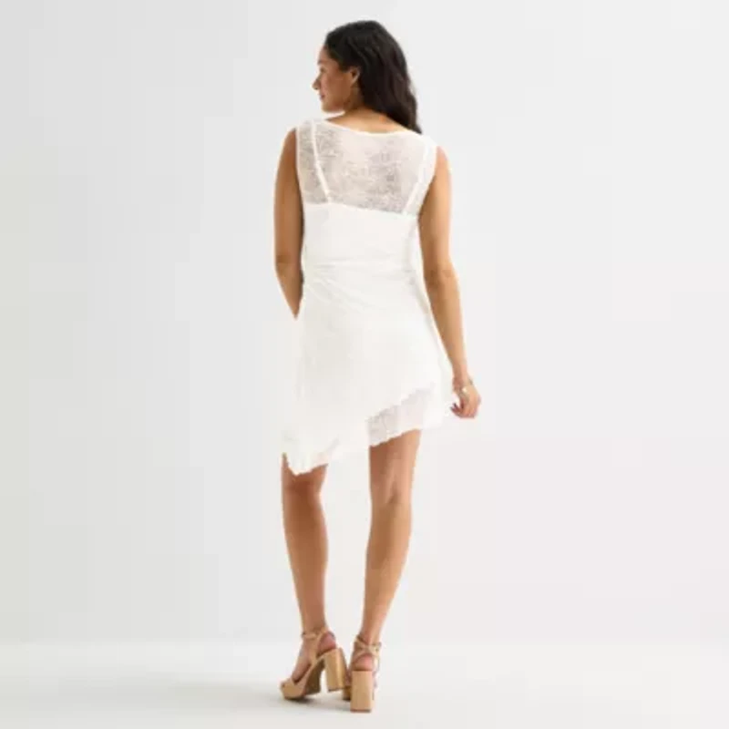 Forever 21 Womens Juniors Lace Fit + Flare Dress