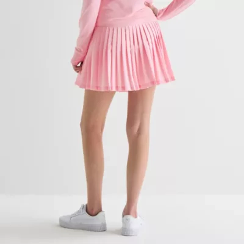 Xersion Pleated Womens 4" High Rise Skort