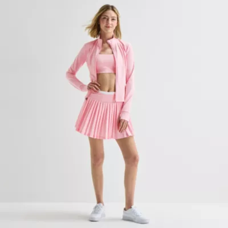 Xersion Pleated Womens 4" High Rise Skort