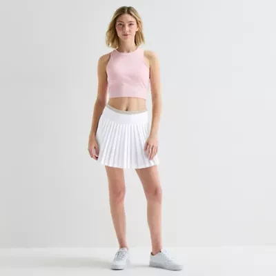 Xersion Womens Pleated High Rise Skort