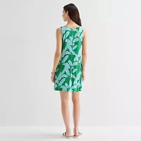 St. John's Bay Womens Sleeveless A-Line Dress