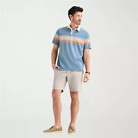 St. John's Bay Rugby Mens Classic Fit Short Sleeve Polo Shirt