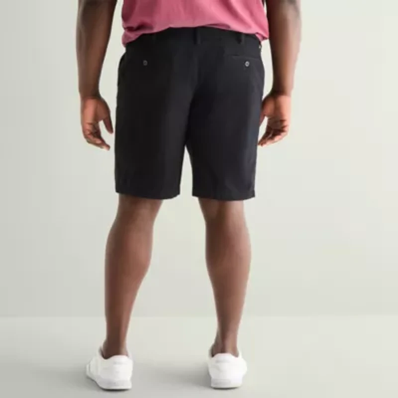 St. John's Bay Comfort Waist 10" & 11" Mens Big and Tall Stretch Fabric Chino Short