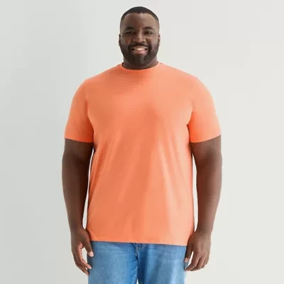 St. John's Bay Super Soft Mens Crew Neck Short Sleeve Big and Tall T-Shirt