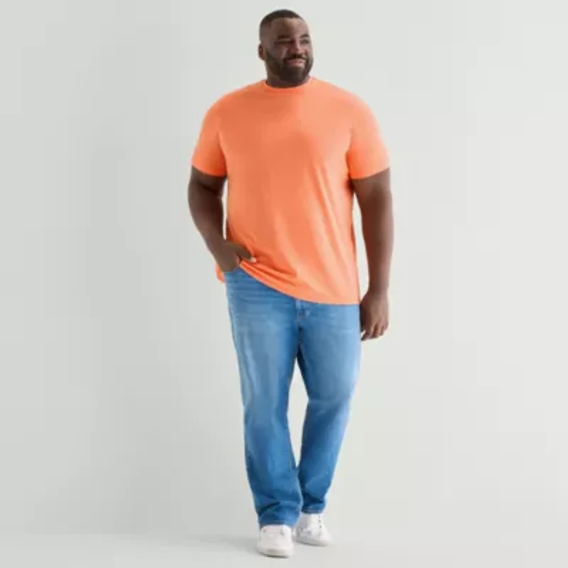 St. John's Bay Super Soft Mens Crew Neck Short Sleeve Big and Tall T-Shirt