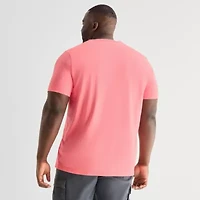 St. John's Bay Super Soft Mens V Neck Short Sleeve Quick Dry Big and Tall T-Shirt