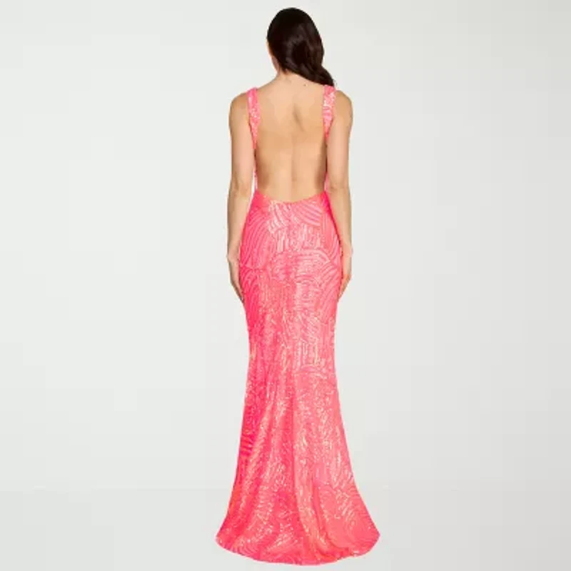 City Triangle Womens Juniors Sequin Bodycon Dress