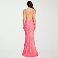 City Triangle Womens Juniors Sequin Bodycon Dress