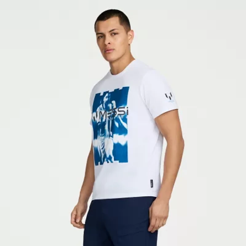 MESSI Collection Mens Crew Neck Short Sleeve Regular Fit Graphic T-Shirt