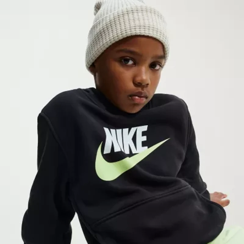 Nike Club Unisex Long Sleeve Fleece Active Hoodie