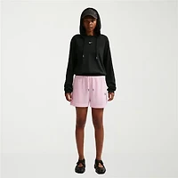 Nike Womens 4" Mid Rise Moisture Wicking Drawstring Waist Active Pull-On Short