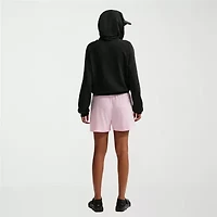 Nike Womens 4" Mid Rise Moisture Wicking Drawstring Waist Active Pull-On Short