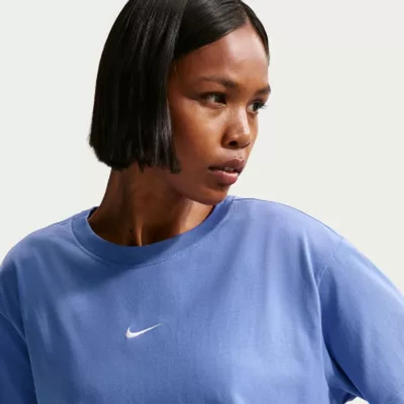 Nike Womens Crew Neck Short Sleeve Active T-Shirt