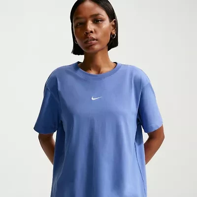 Nike Womens Crew Neck Short Sleeve Active T-Shirt