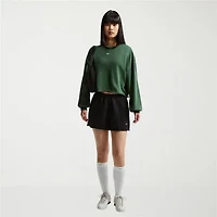 Nike Womens Crew Neck Long Sleeve Embroidered Sweatshirt