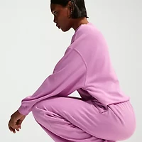 Nike Womens Drawstring Waist Lightweight Straight Loose Fit Sweatpant