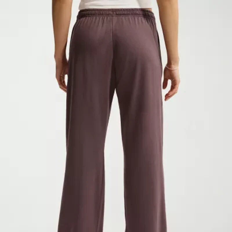 Nike Womens Drawstring Waist Lightweight Moisture Wicking Straight Sweatpant