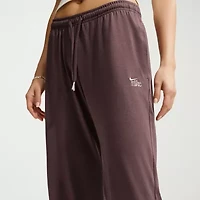 Nike Womens Drawstring Waist Lightweight Moisture Wicking Straight Sweatpant