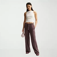 Nike Womens Drawstring Waist Lightweight Moisture Wicking Straight Sweatpant