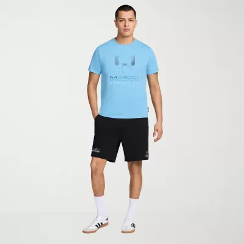 MESSI Collection Mens Round Neck Short Sleeve Regular Fit Graphic T-Shirt